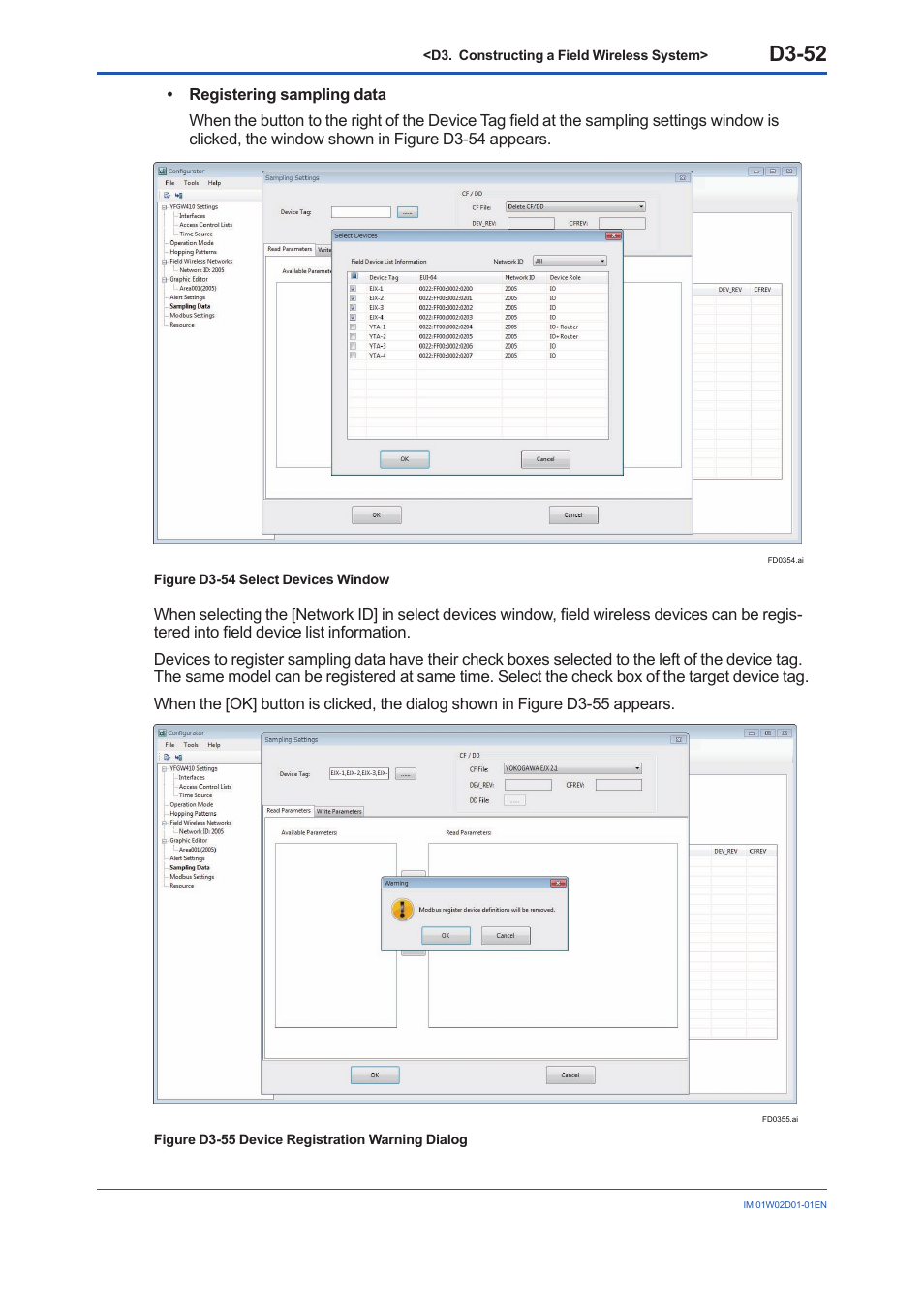 D3-52 | Yokogawa YFGW410 User Manual | Page 113 / 202
