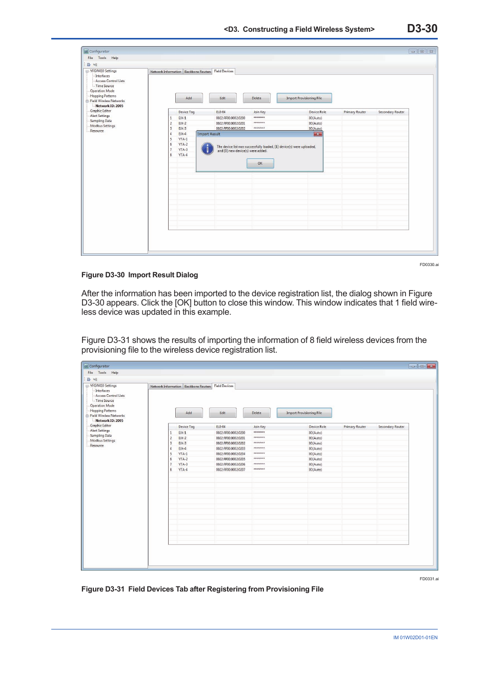 D3-30 | Yokogawa YFGW410 User Manual | Page 91 / 202