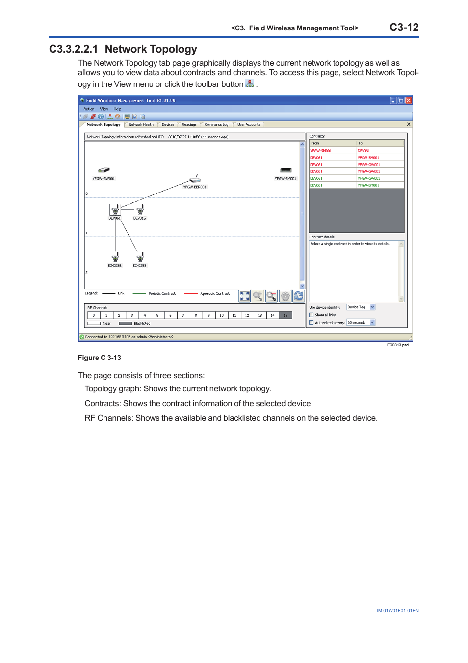 C3.3.2.2.1 network topology, C3-12 | Yokogawa YFGW710 User Manual | Page 166 / 194