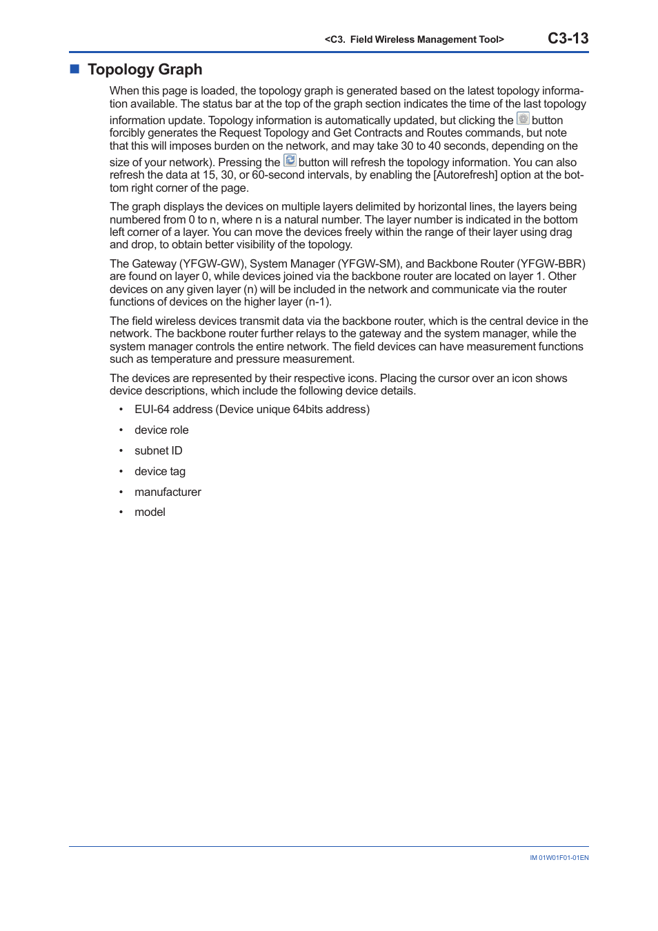C3-13, Ntopology graph | Yokogawa YFGW710 User Manual | Page 167 / 194