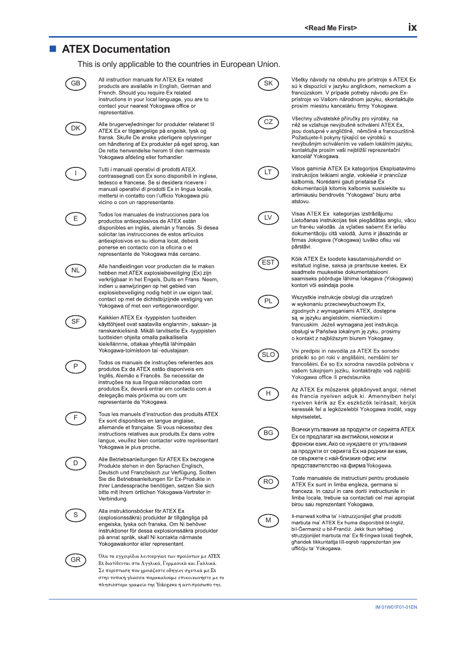 Natex documentation | Yokogawa YFGW710 User Manual | Page 17 / 194