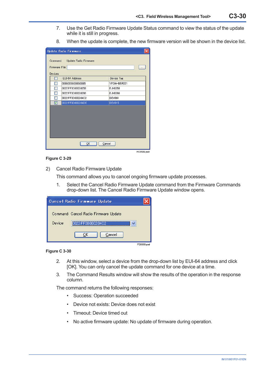 C3-30 | Yokogawa YFGW710 User Manual | Page 184 / 194