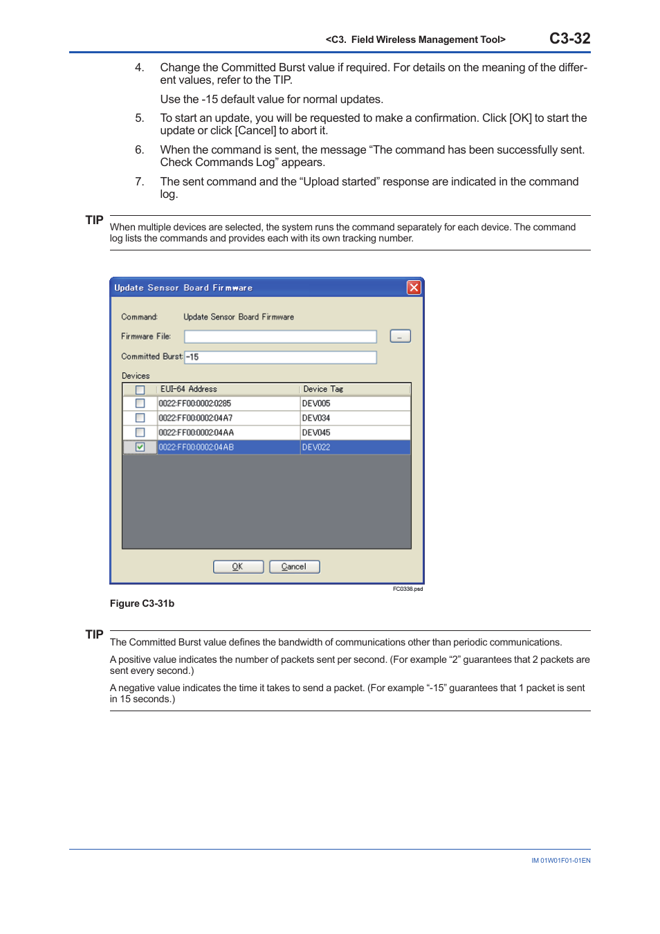 C3-32 | Yokogawa YFGW710 User Manual | Page 186 / 194