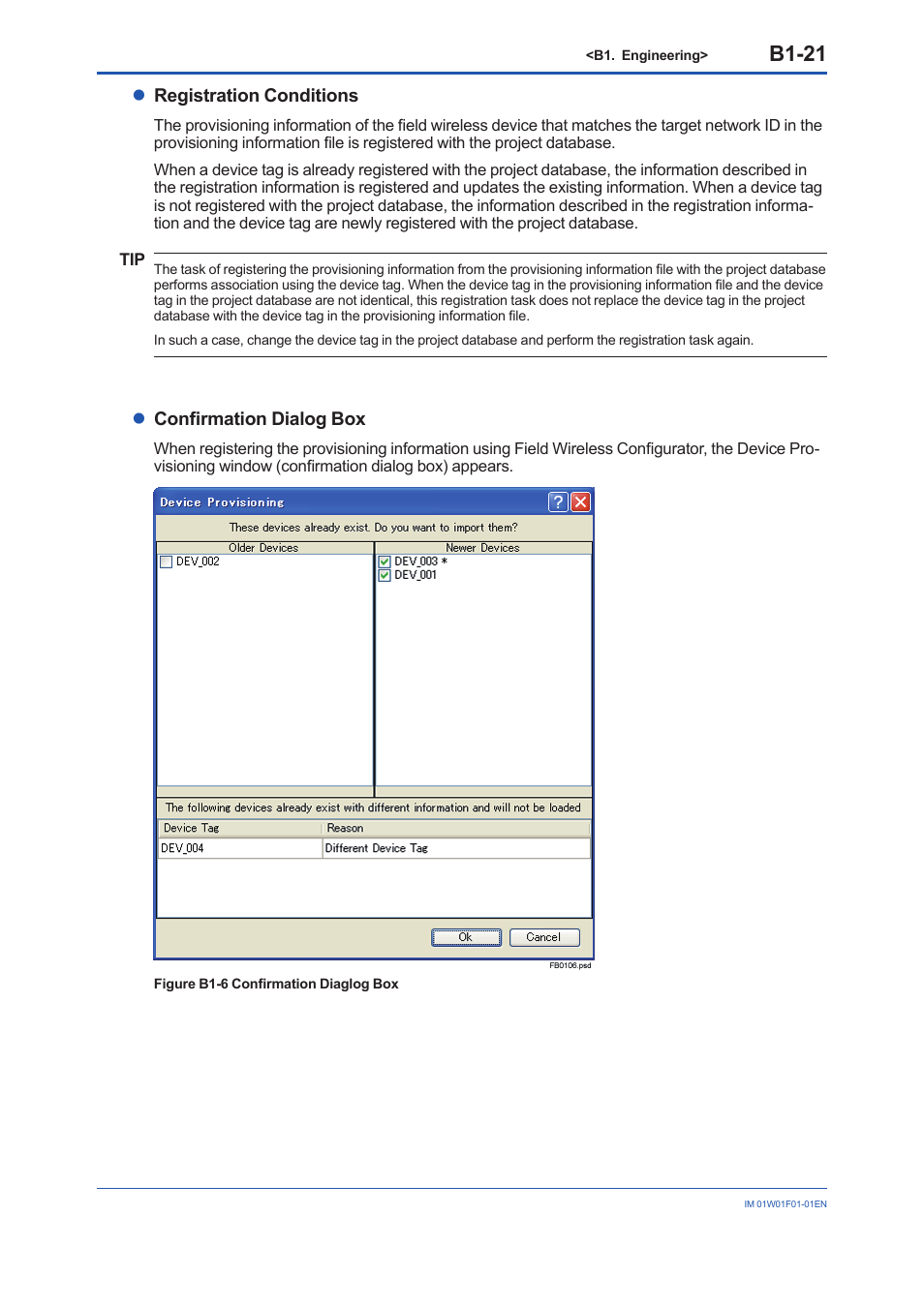 B1-21 | Yokogawa YFGW710 User Manual | Page 85 / 194