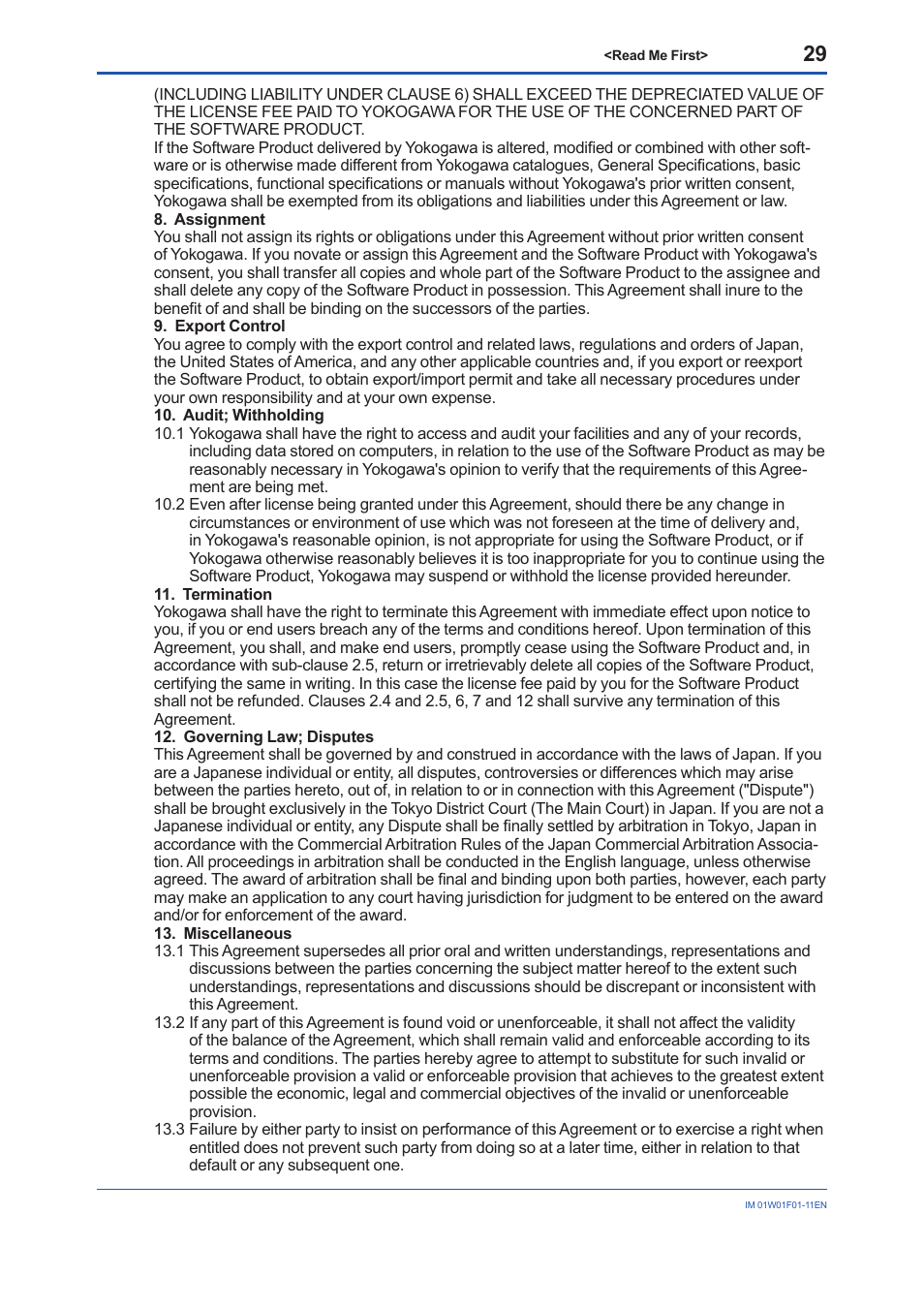 Yokogawa YFGW710 User Manual | Page 29 / 29