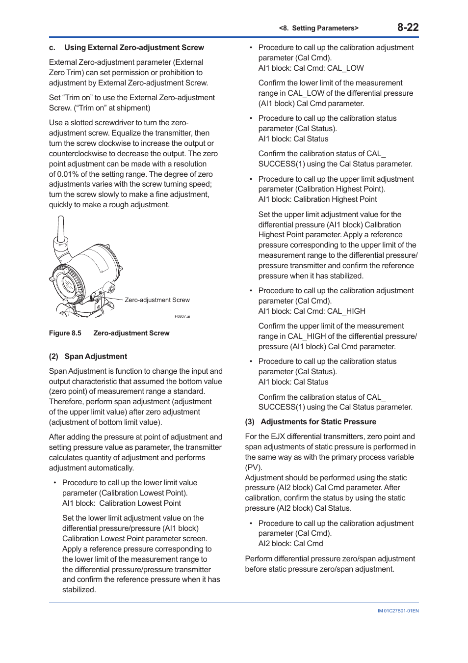 Yokogawa EJX430B User Manual | Page 60 / 110