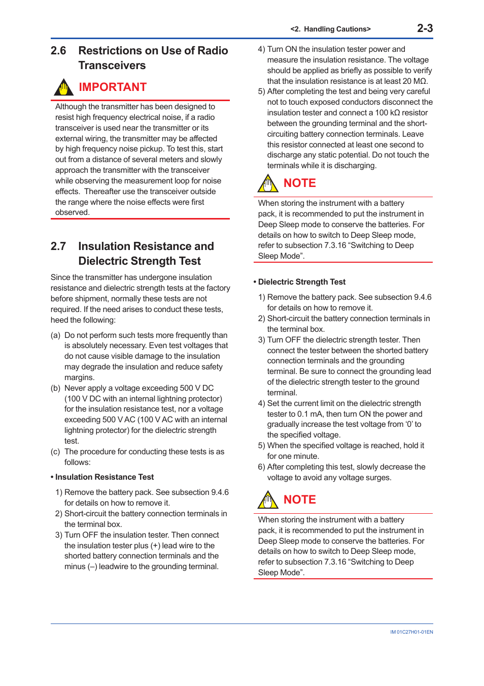 6 restrictions on use of radio transceivers, Restrictions on use of radio transceivers -3 | Yokogawa EJX438B User Manual | Page 11 / 104