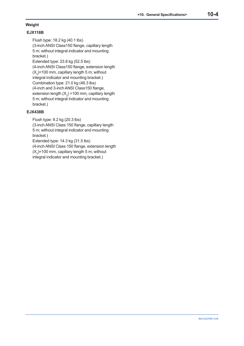 Yokogawa EJX438B User Manual | Page 90 / 104