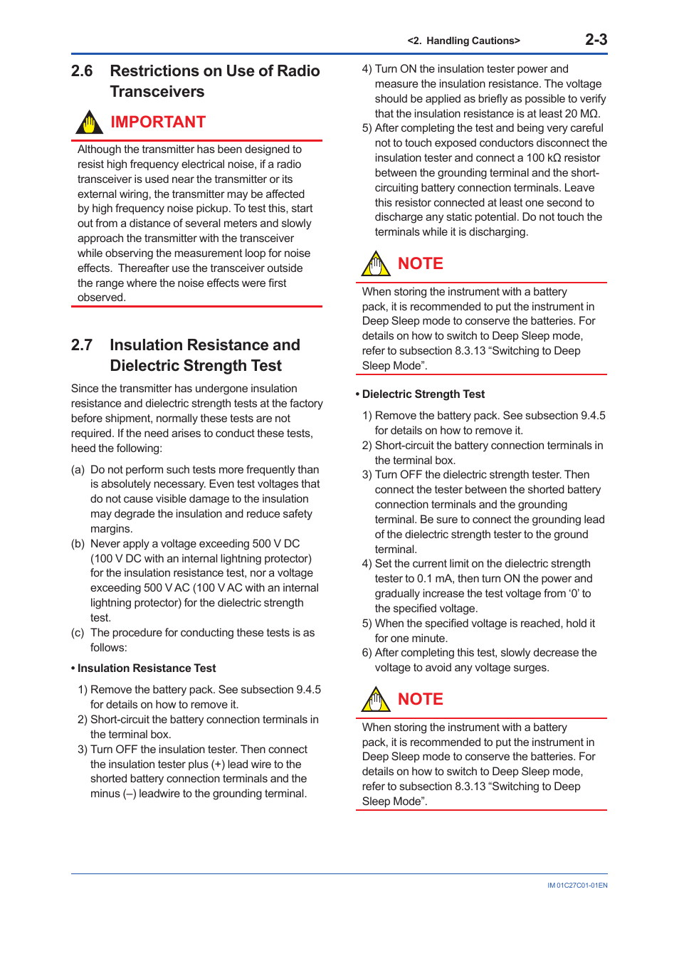 6 restrictions on use of radio transceivers, Restrictions on use of radio transceivers -3 | Yokogawa EJX210B User Manual | Page 11 / 101