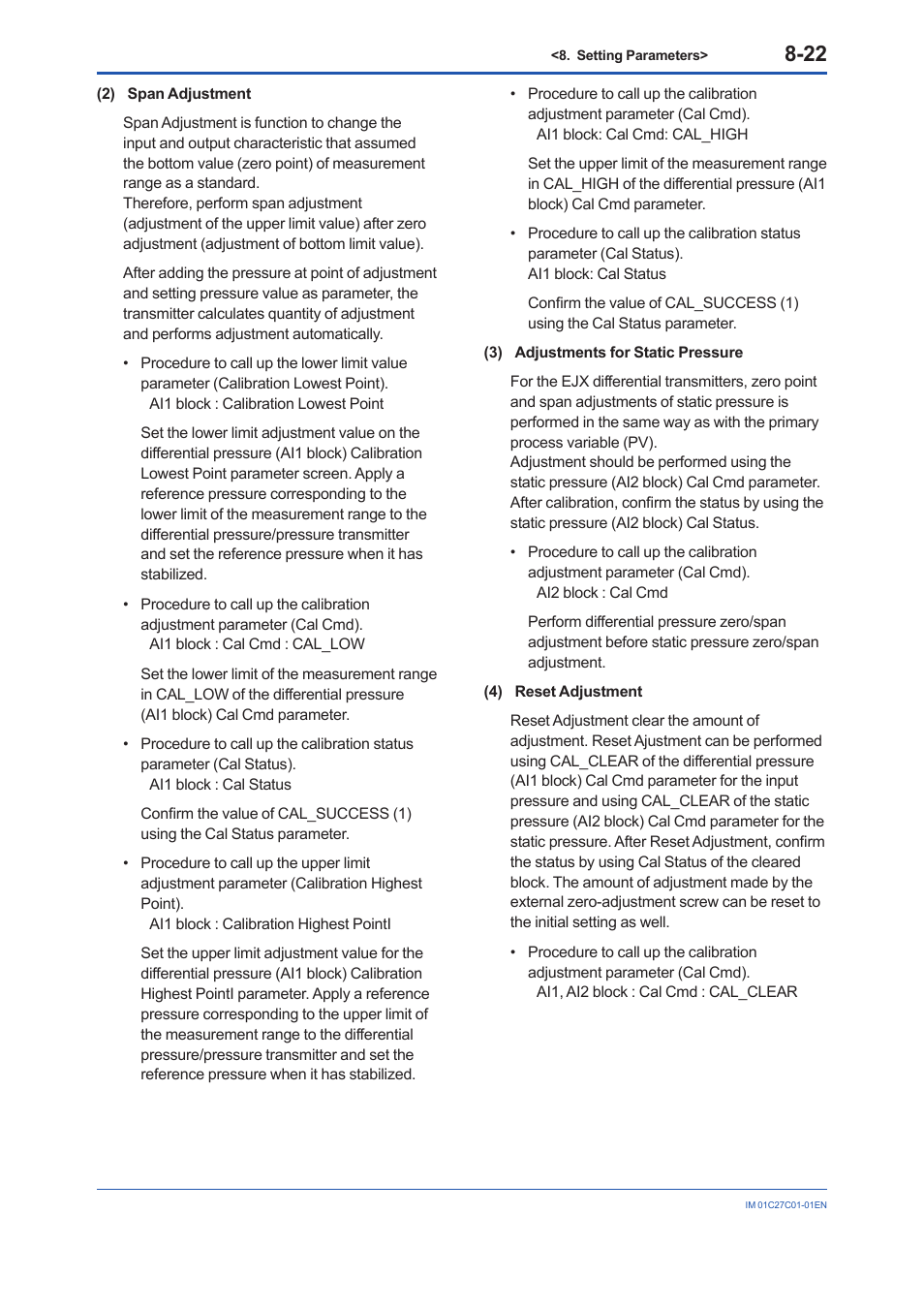 Yokogawa EJX210B User Manual | Page 57 / 101