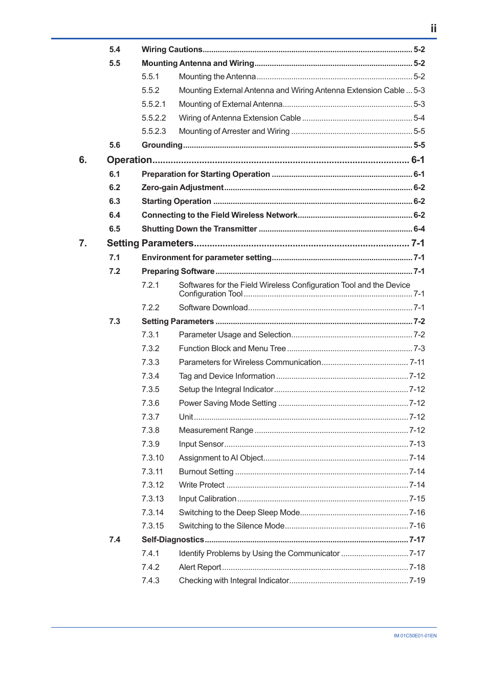 Yokogawa Wireless Temperature Transmitter YTA510 User Manual | Page 3 / 76