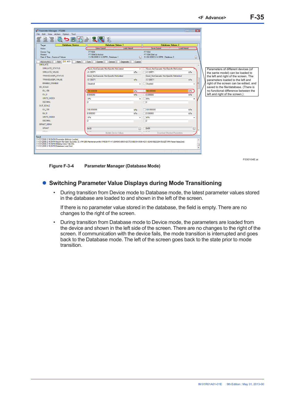 F-35 | Yokogawa FieldMate User Manual | Page 154 / 384