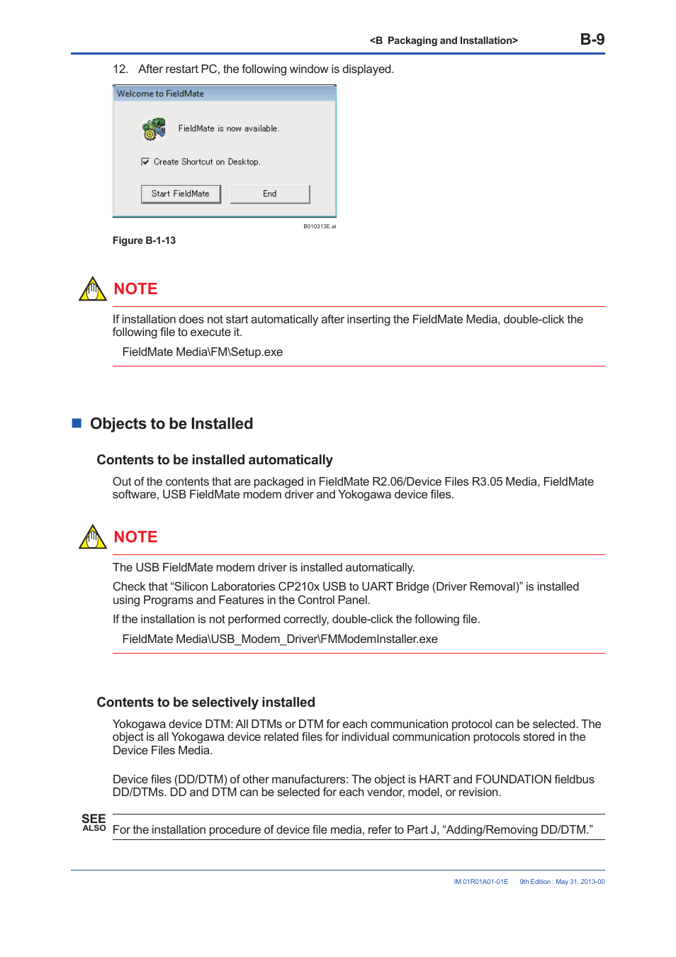 Objects to be installed | Yokogawa FieldMate User Manual | Page 23 / 384