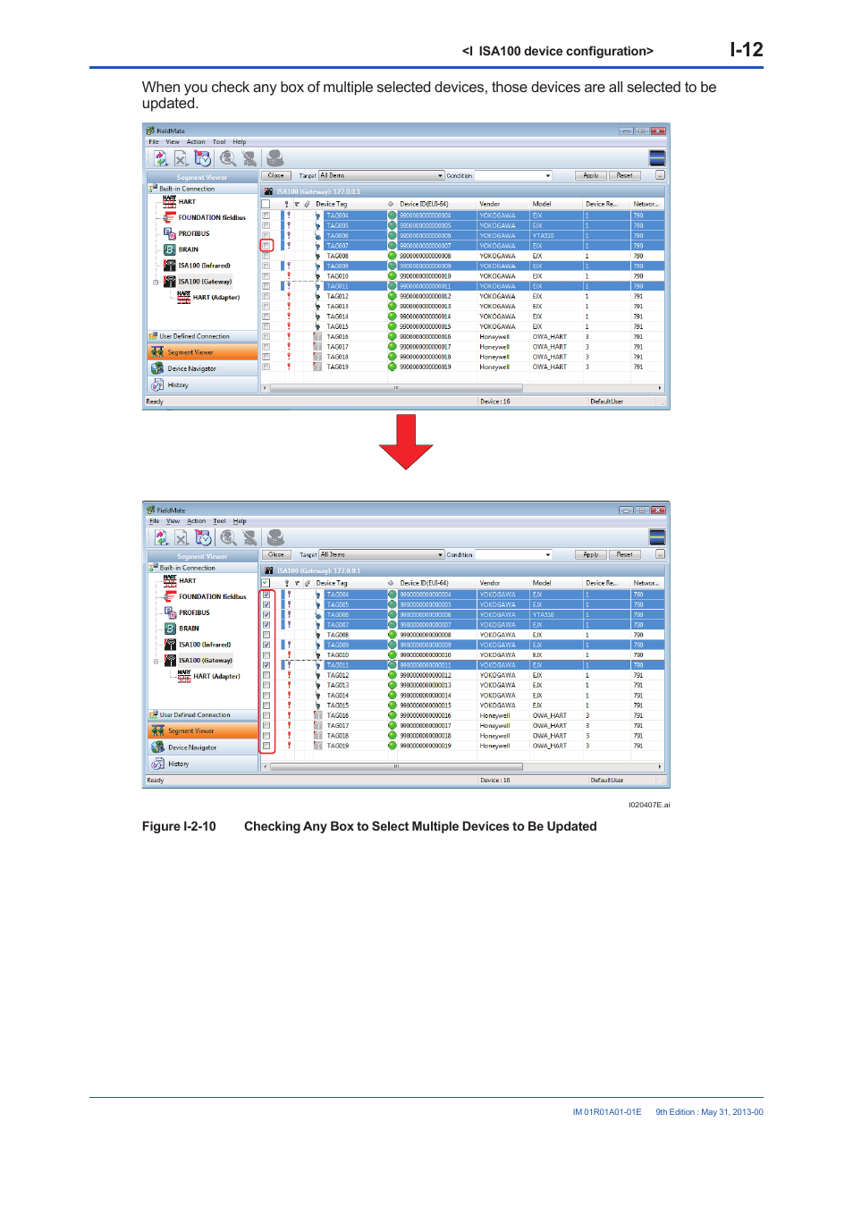 I-12 | Yokogawa FieldMate User Manual | Page 266 / 384