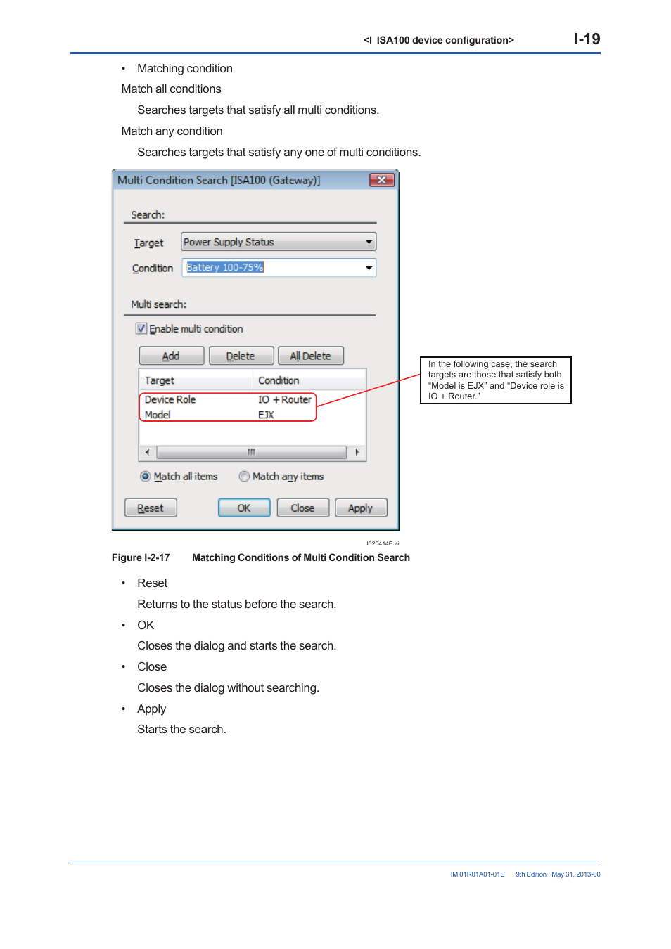 I-19 | Yokogawa FieldMate User Manual | Page 273 / 384