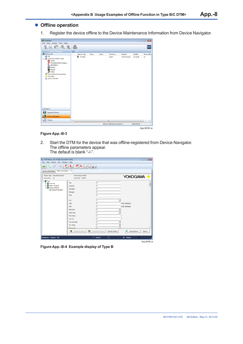 Offline operation | Yokogawa FieldMate User Manual | Page 329 / 384