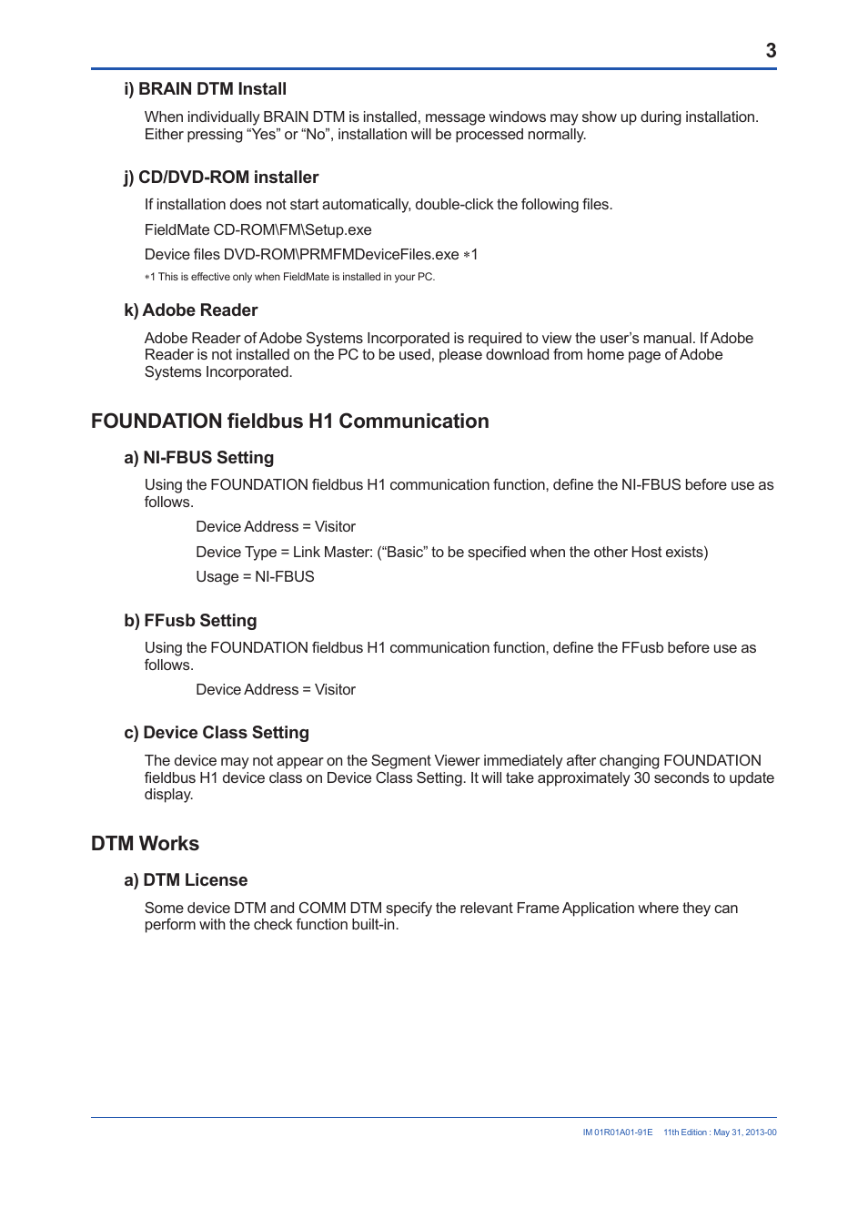 Foundation fieldbus h1 communication, Dtm works | Yokogawa FieldMate User Manual | Page 4 / 15