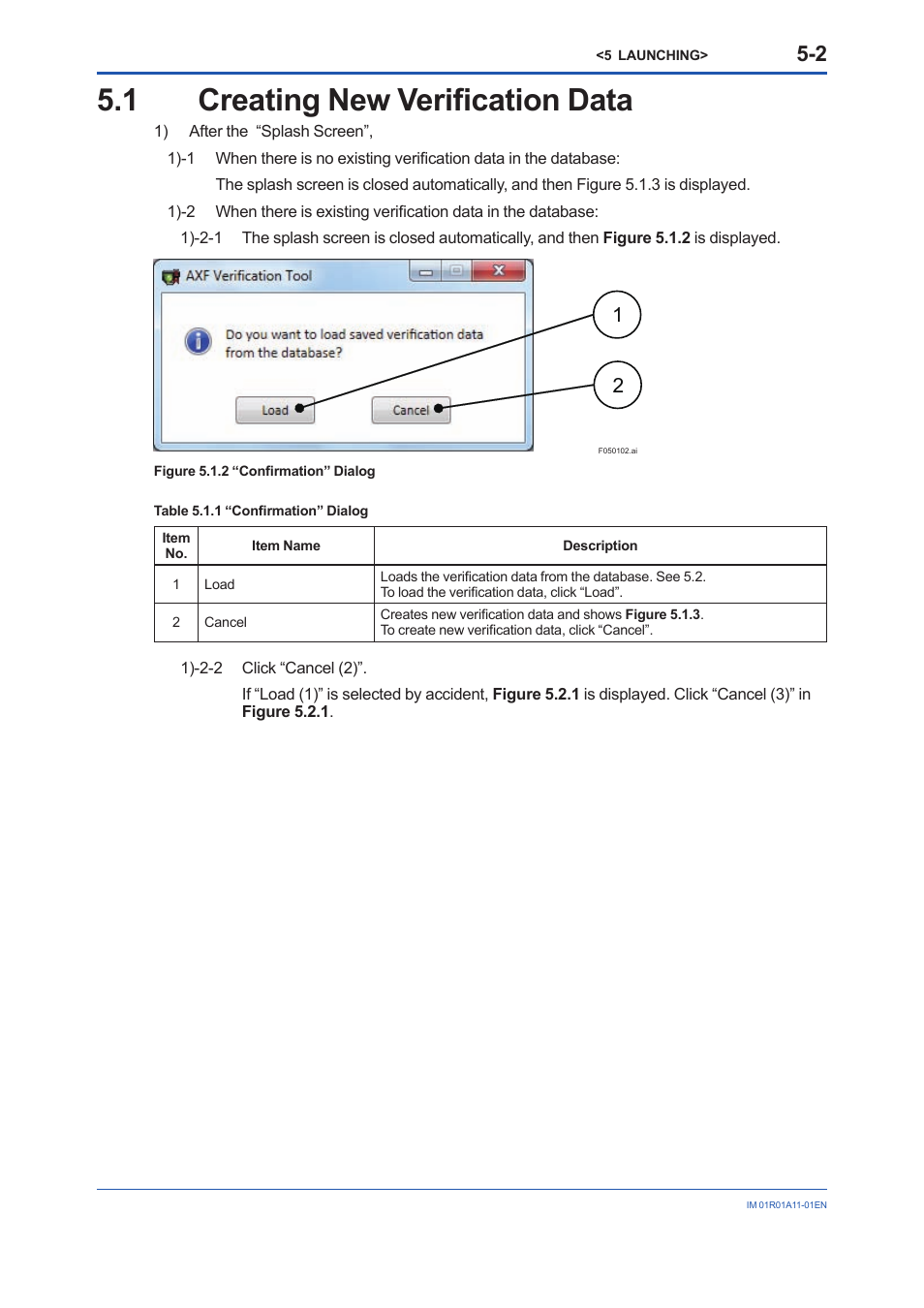 1 creating new verification data, Creating new verification data -2 | Yokogawa FieldMate User Manual | Page 28 / 84