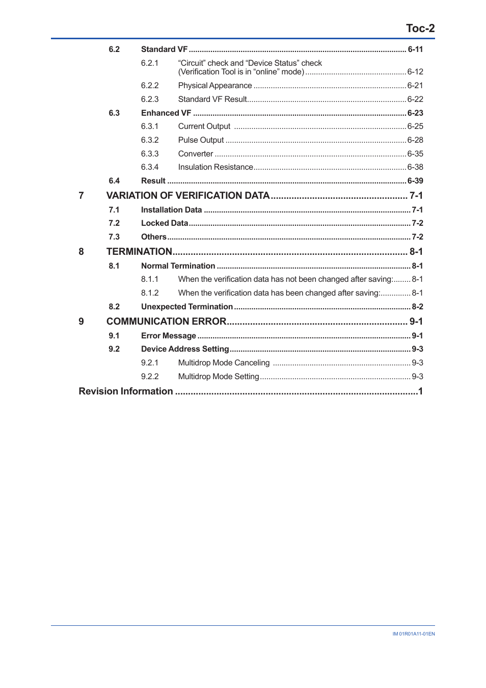 Toc-2 | Yokogawa FieldMate User Manual | Page 4 / 84