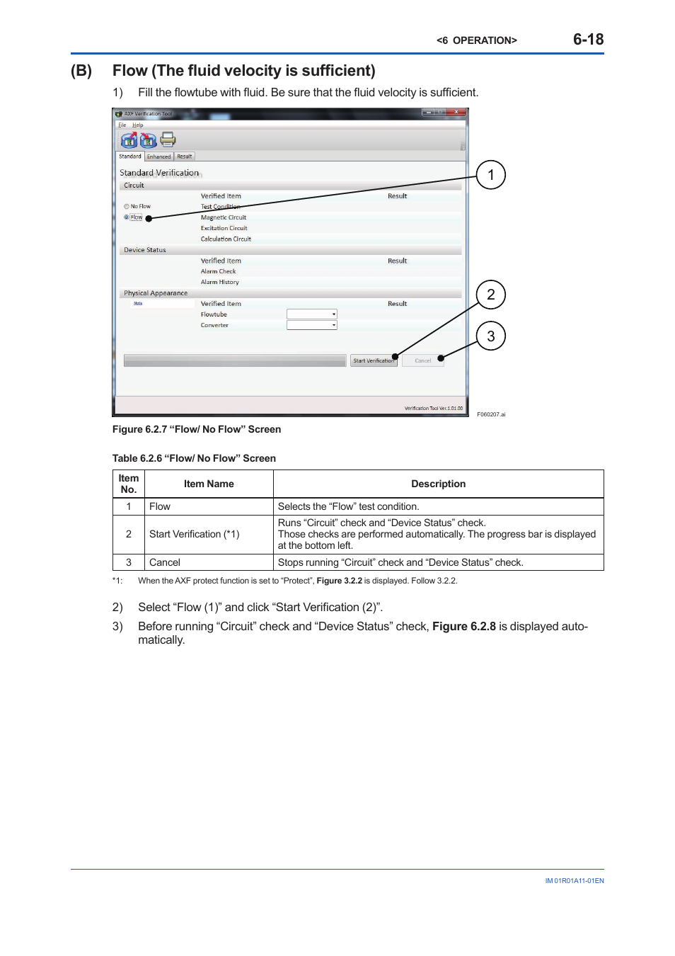 B) flow (the fluid velocity is sufficient) | Yokogawa FieldMate User Manual | Page 50 / 84