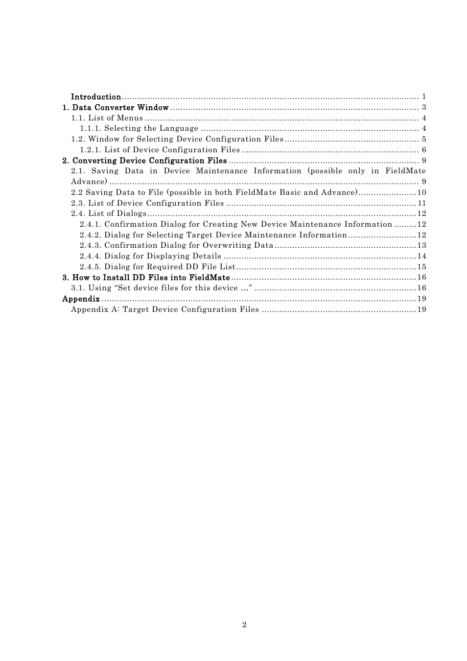 Yokogawa HART Communicator YHC5150X User Manual | Page 2 / 19