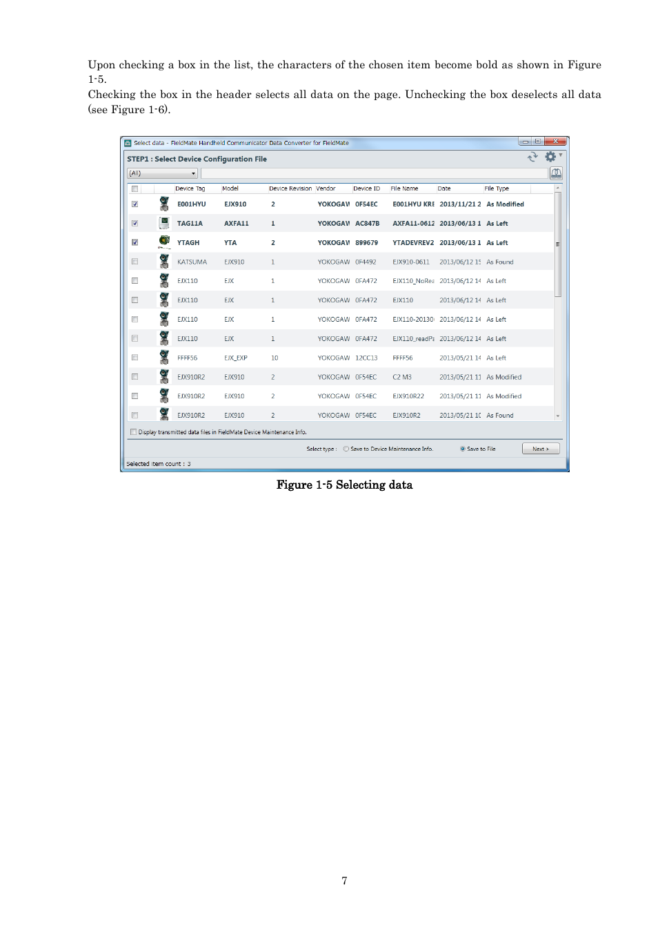 Yokogawa HART Communicator YHC5150X User Manual | Page 7 / 19