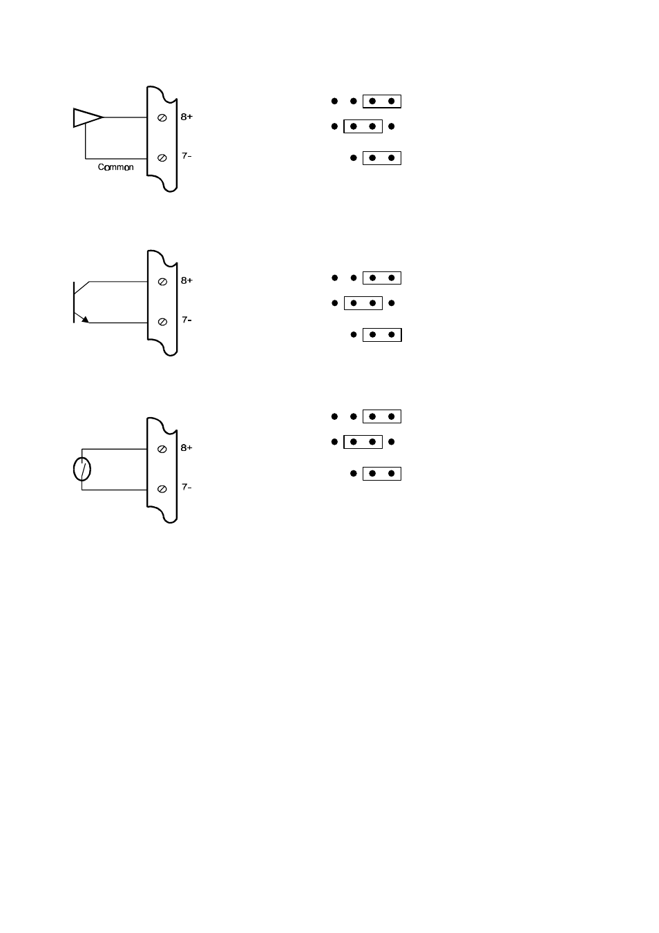 Reed switch - battery powered | Yokogawa 202 Field Mounting Rate Totalizer User Manual | Page 32 / 48