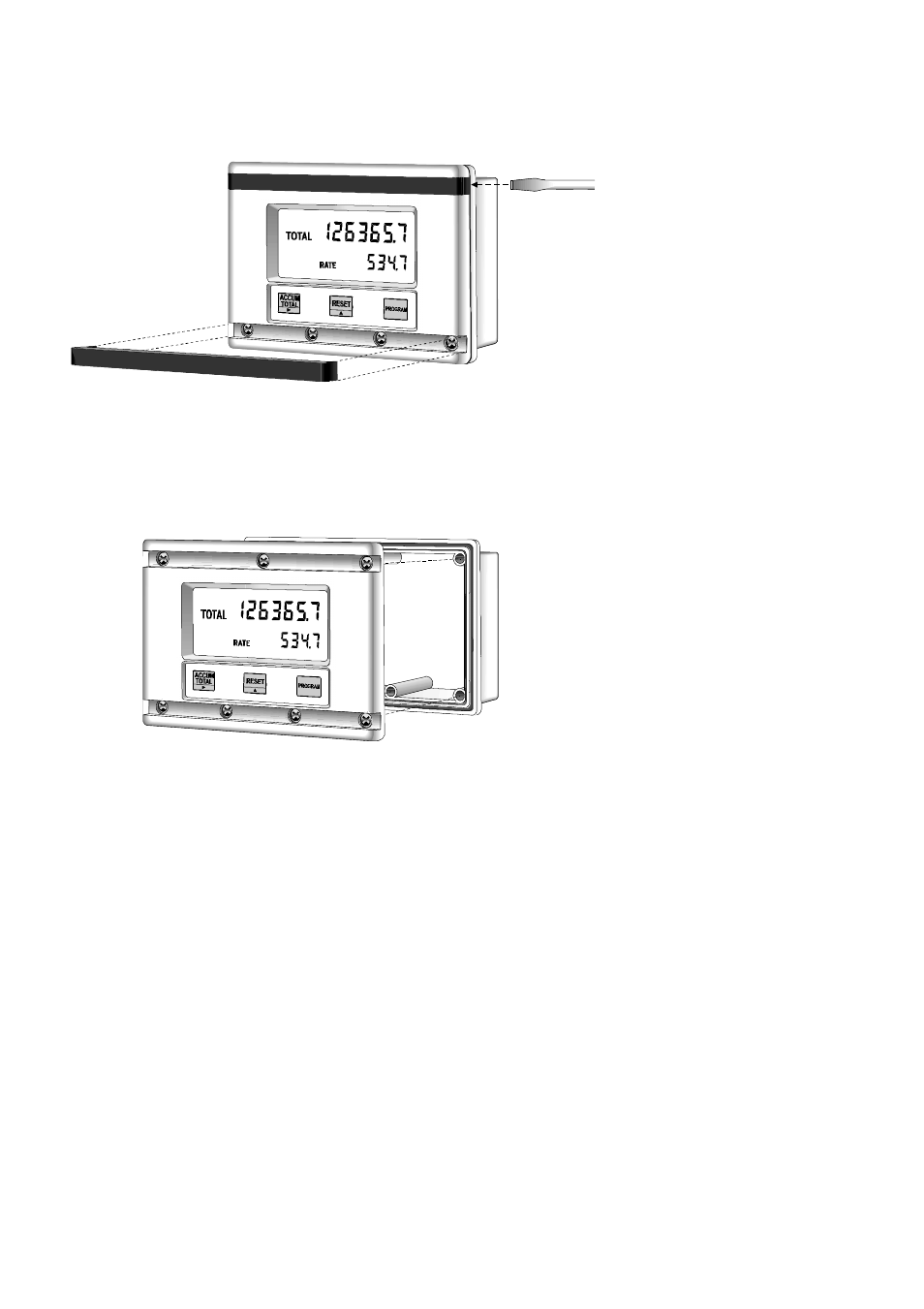 Yokogawa 202 Field Mounting Rate Totalizer User Manual | Page 44 / 48