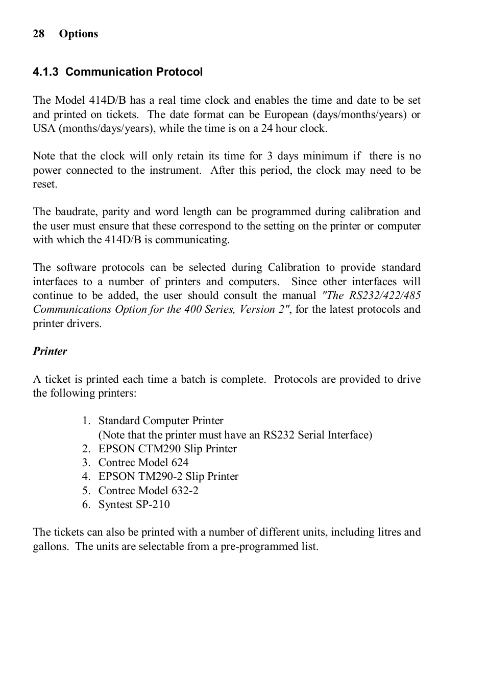 Yokogawa 414 Batch Controller User Manual | Page 30 / 59