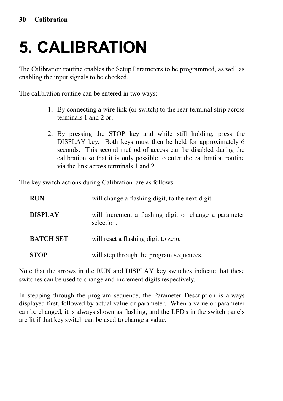 Calibration | Yokogawa 414 Batch Controller User Manual | Page 32 / 59