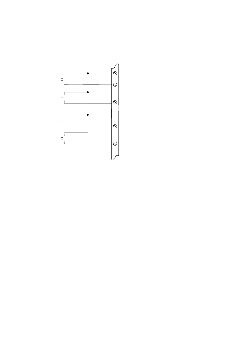 3 remote switch inputs | Yokogawa 414 Batch Controller User Manual | Page 43 / 51