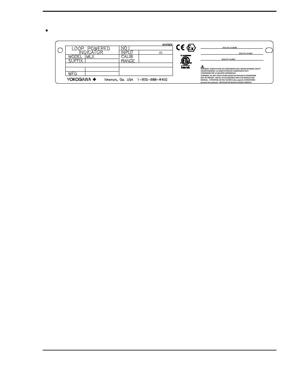 Page 20 of 49 | Yokogawa MLX User Manual | Page 20 / 49