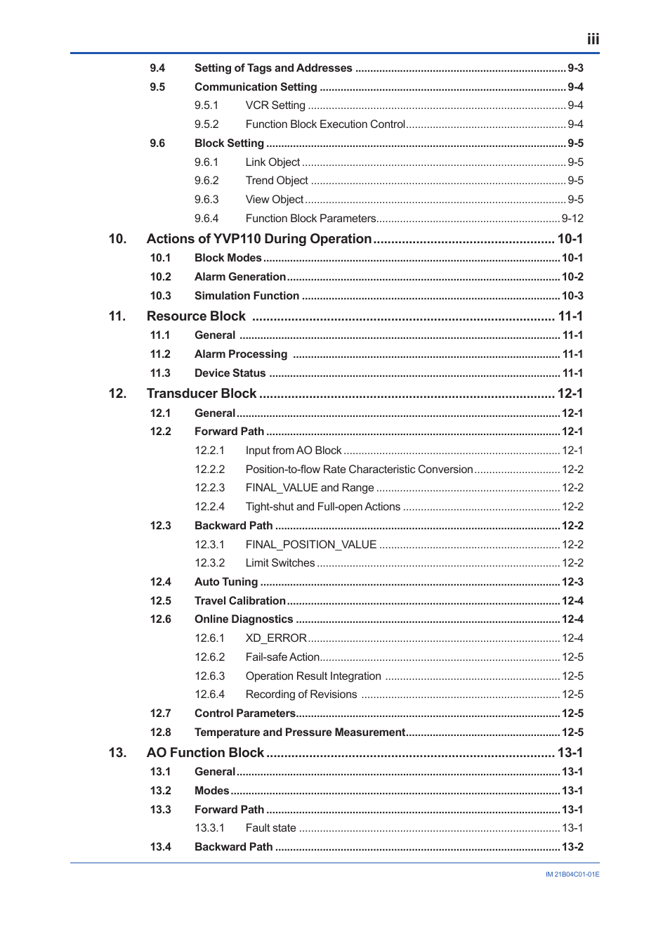 Yokogawa YVP110 User Manual | Page 4 / 161