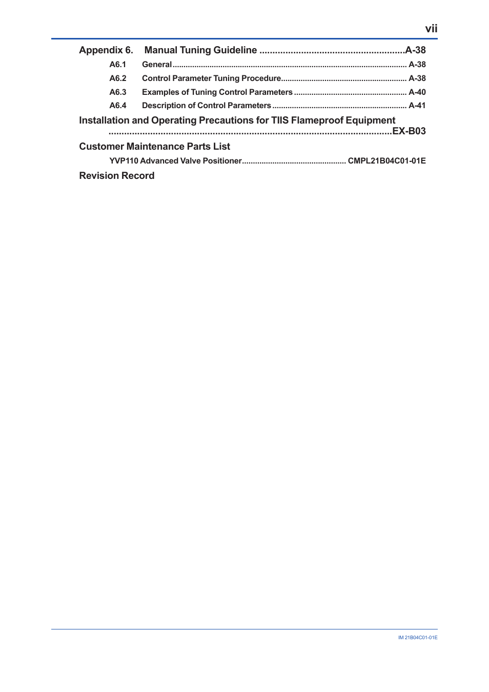 Yokogawa YVP110 User Manual | Page 8 / 161