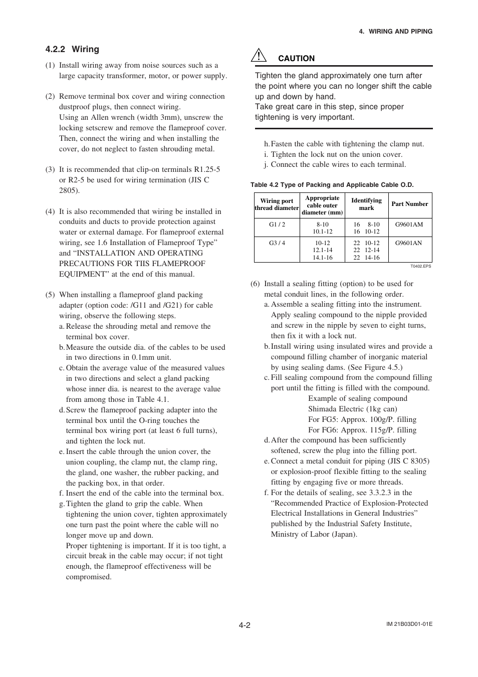 2 wiring | Yokogawa PK200 User Manual | Page 16 / 42