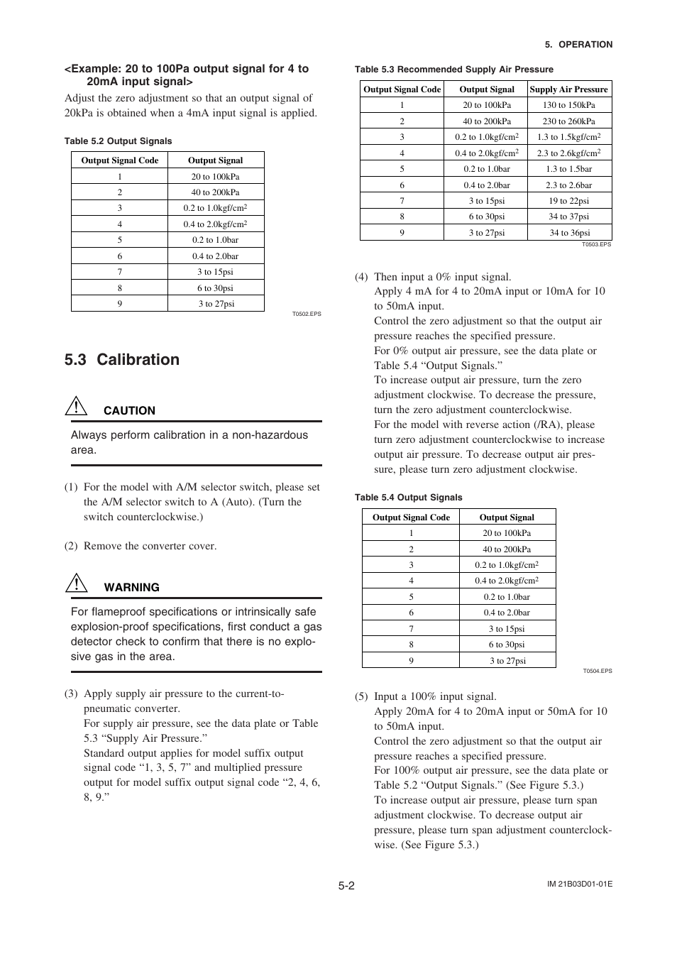 3 calibration, Calibration -2 | Yokogawa PK200 User Manual | Page 20 / 42