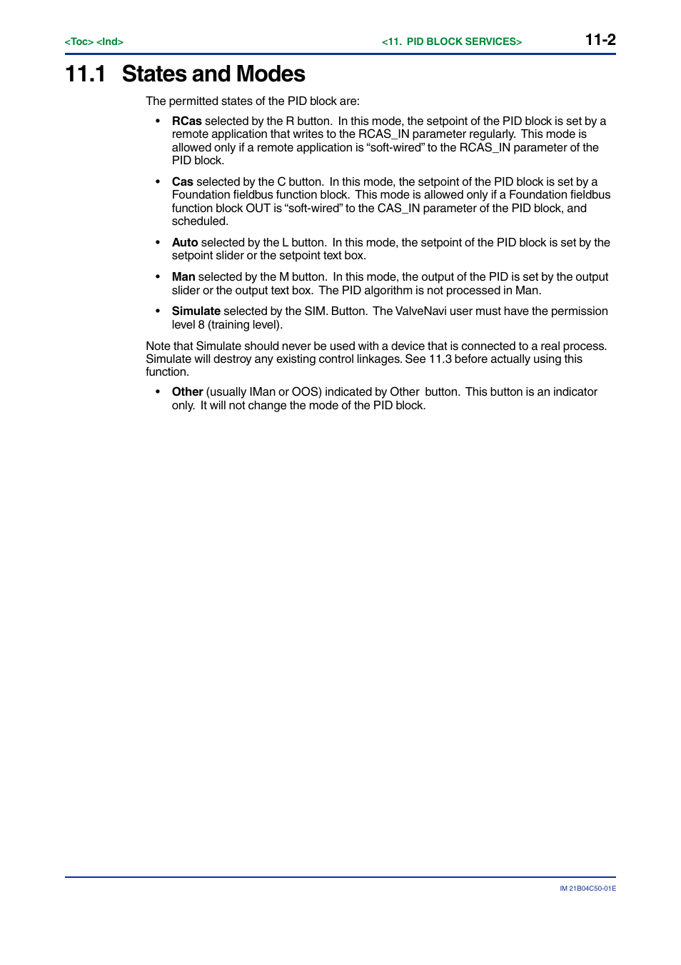 1 states and modes, States and modes -2 | Yokogawa YVP20S User Manual | Page 113 / 177