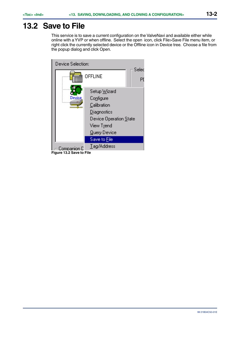2 save to file, Save to file -2 | Yokogawa YVP20S User Manual | Page 123 / 177