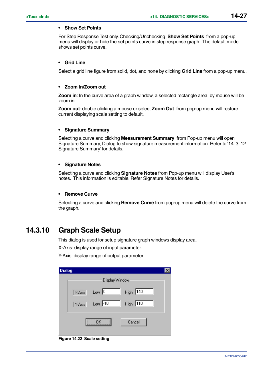 10 graph scale setup, Graph scale setup -27 | Yokogawa YVP20S User Manual | Page 153 / 177