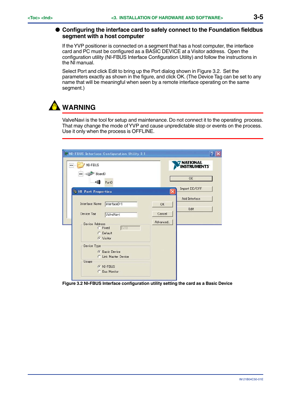 Warning | Yokogawa YVP20S User Manual | Page 19 / 177