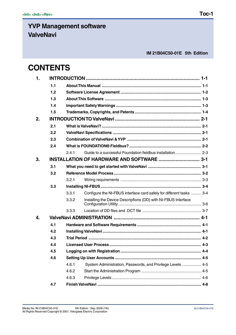 Yokogawa YVP20S User Manual | Page 2 / 177