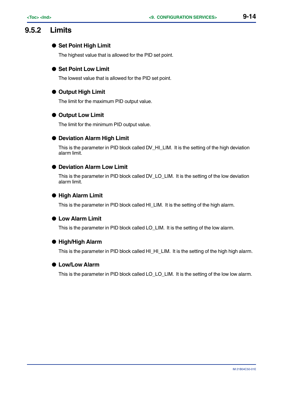 2 limits, Limits -14 | Yokogawa YVP20S User Manual | Page 91 / 177