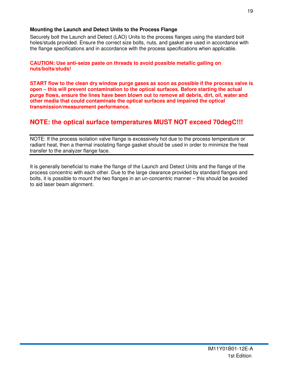 Yokogawa In-Situ Gas Analyzer TDLS200 User Manual | Page 19 / 39