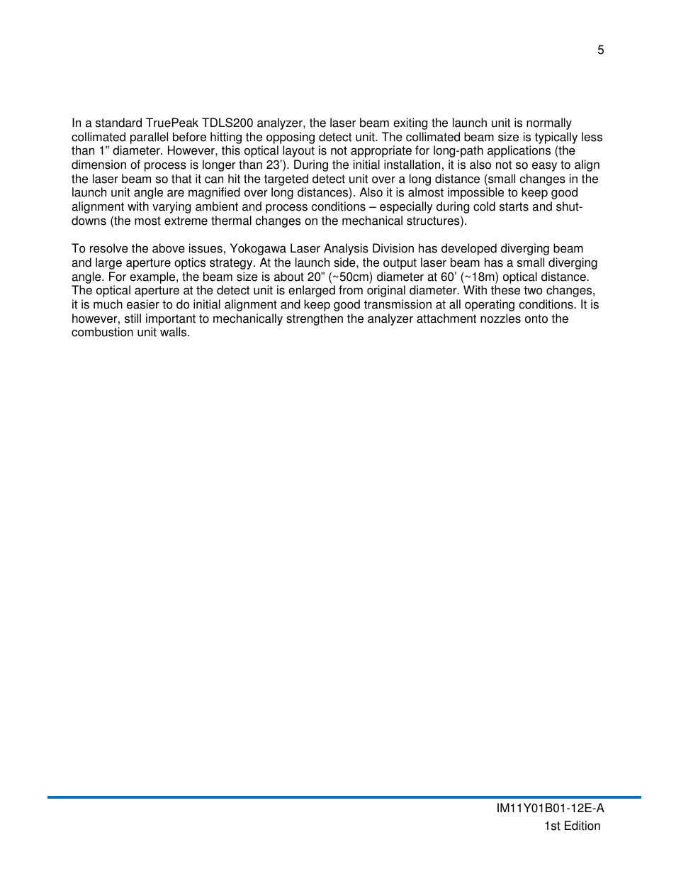 Yokogawa In-Situ Gas Analyzer TDLS200 User Manual | Page 5 / 39
