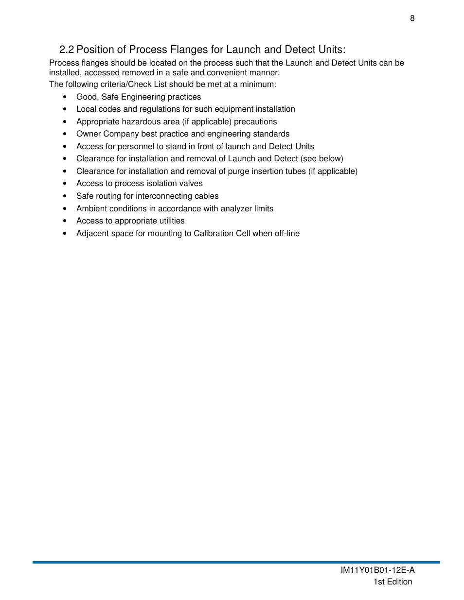 Yokogawa In-Situ Gas Analyzer TDLS200 User Manual | Page 8 / 39