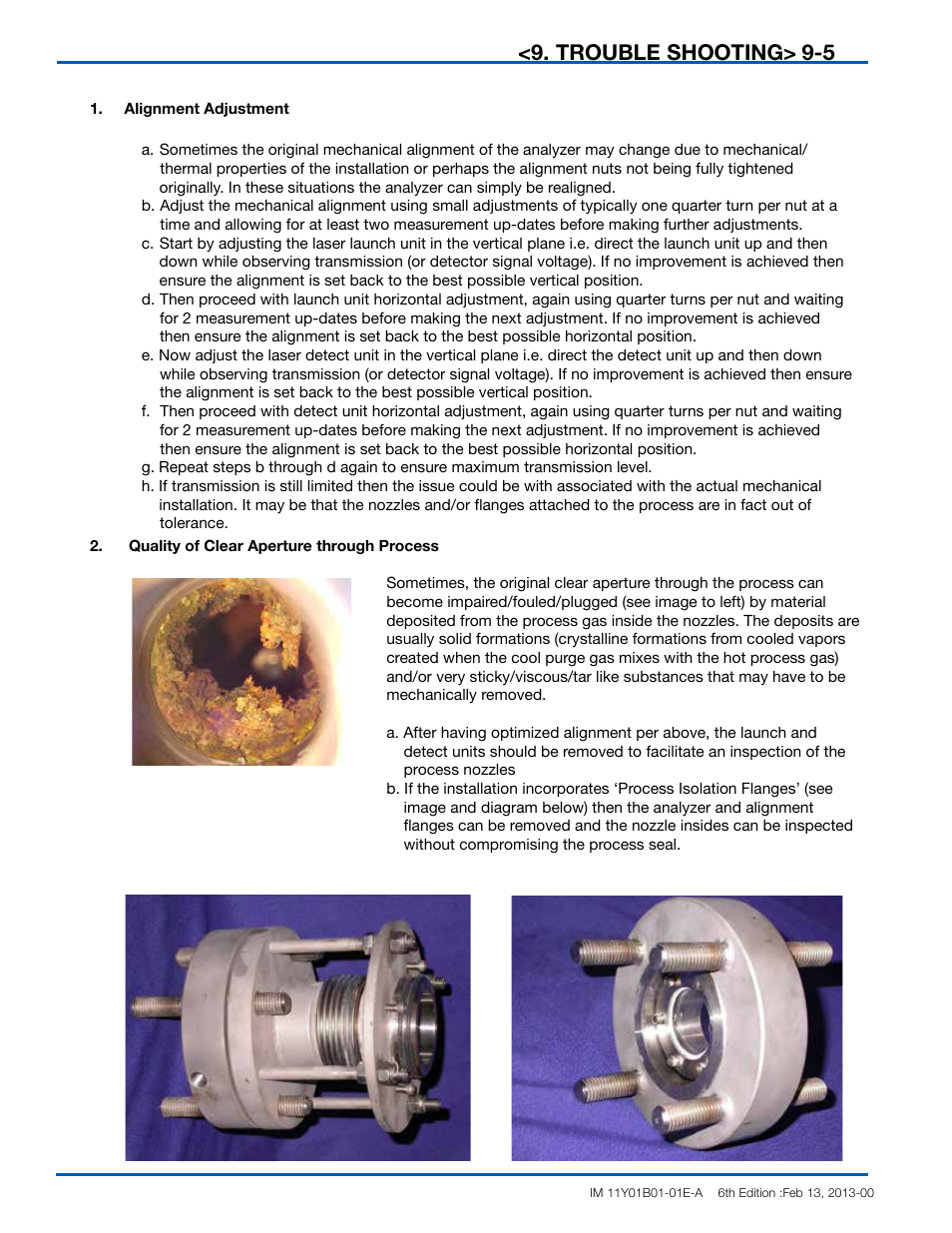 Trouble shooting | Yokogawa In-Situ Gas Analyzer TDLS200 User Manual | Page 130 / 144