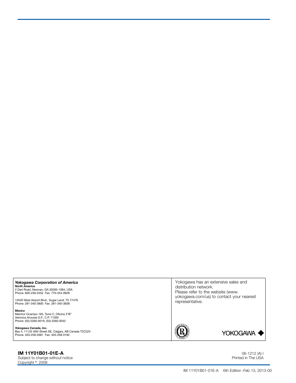 Yokogawa In-Situ Gas Analyzer TDLS200 User Manual | Page 144 / 144