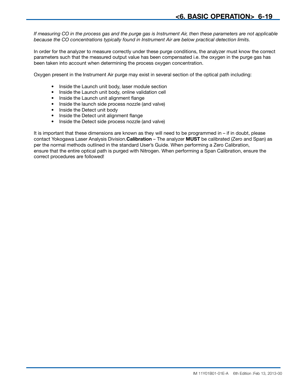 Basic operation | Yokogawa In-Situ Gas Analyzer TDLS200 User Manual | Page 75 / 144