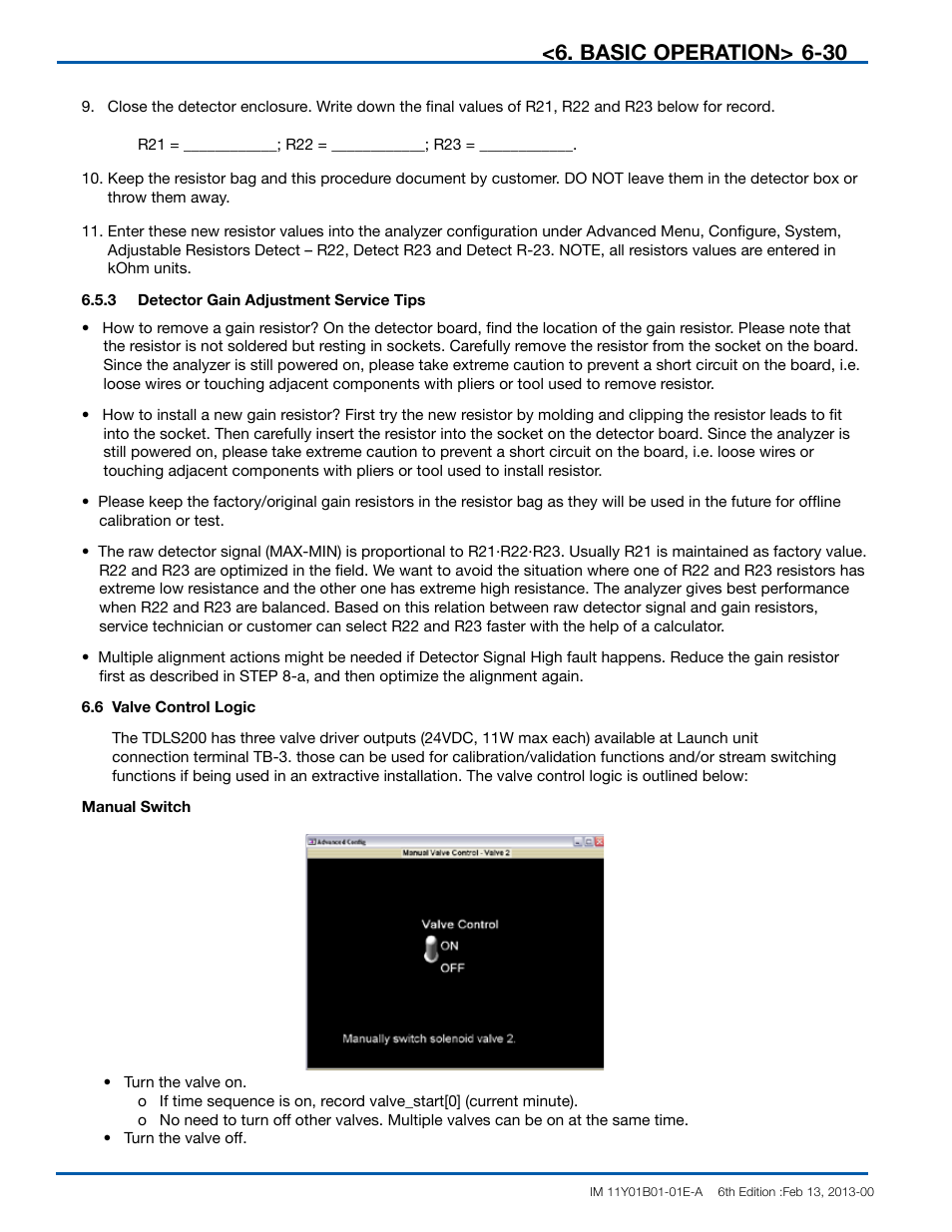Basic operation | Yokogawa In-Situ Gas Analyzer TDLS200 User Manual | Page 86 / 144
