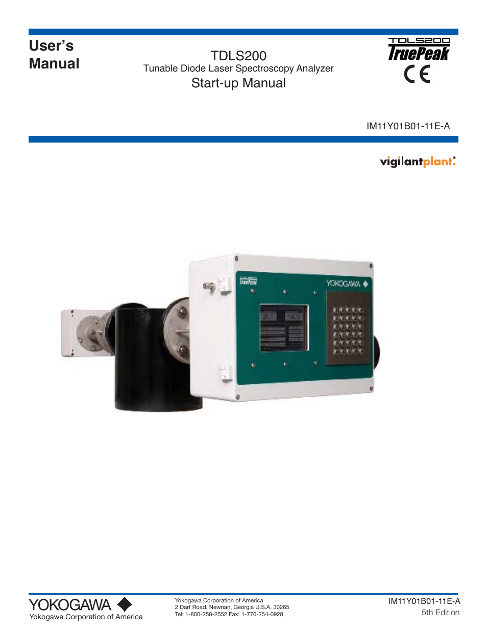 Yokogawa In-Situ Gas Analyzer TDLS200 User Manual | 40 pages